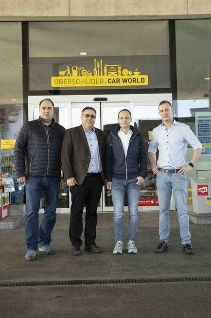 TacoTaco Initiatoren v.l. Markus und Herbert Oberscheider (Verpächter), Marcel Lerch und Daniel Magyar